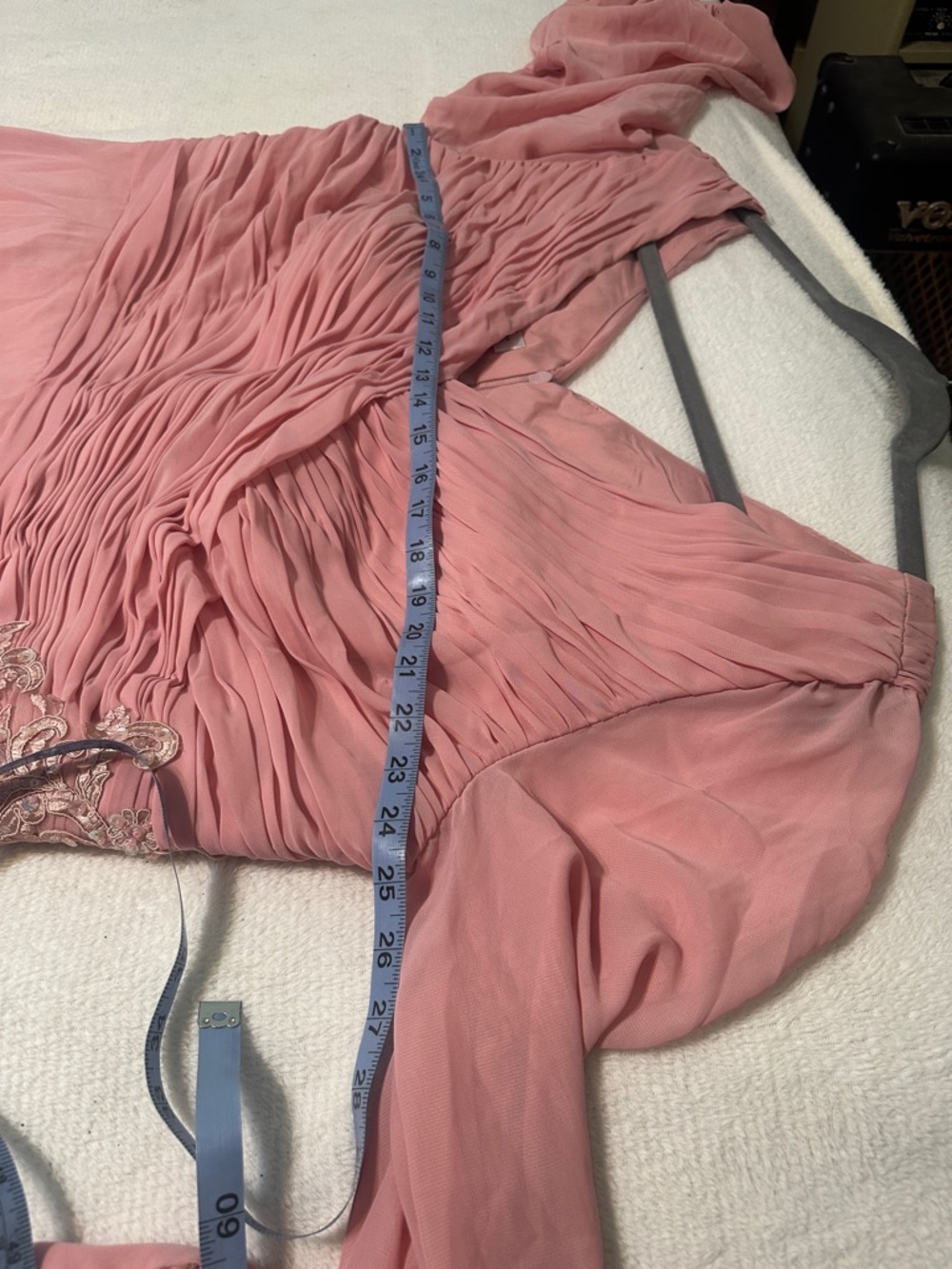 JJs House Blush Long Sleeve V-Neck Maxi Dress - Picture 9 of 12